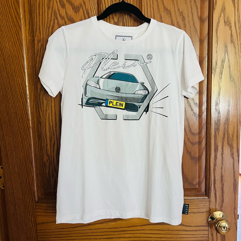 Philipp Plein Junior White T-Shirt, size 14